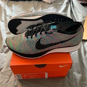 Nike Flyknit Racers size 9 Multicolor